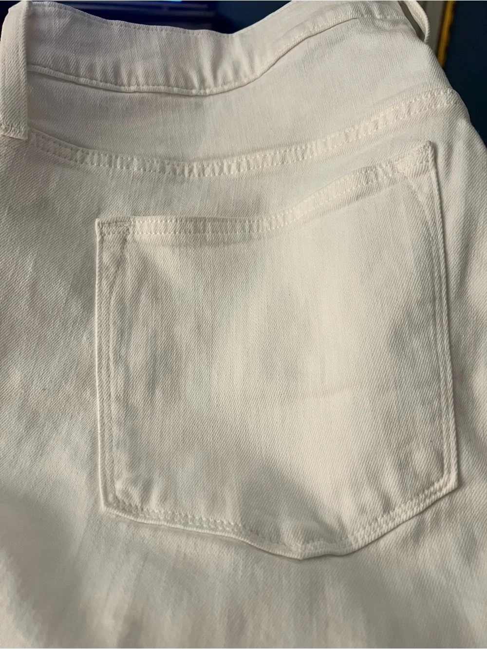 J. Crew White High-Rise Straight-Leg Jeans with Button Fly